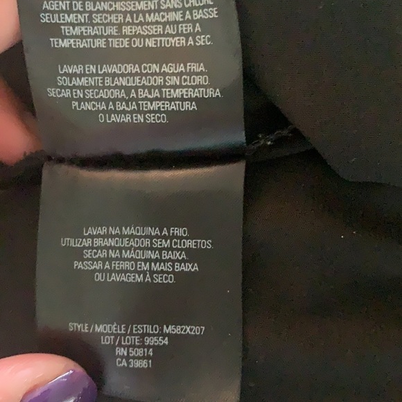 VINTAGE🧚♀️TAHARI Black High Waisted Cargo Flare/Wild Leg Pants/Trousers - Picture 13 of 15